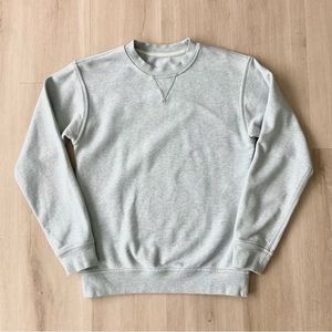 Lululemon All Yours Crew Neck Pullover Sweatshirt Heathered Island Mist size 2